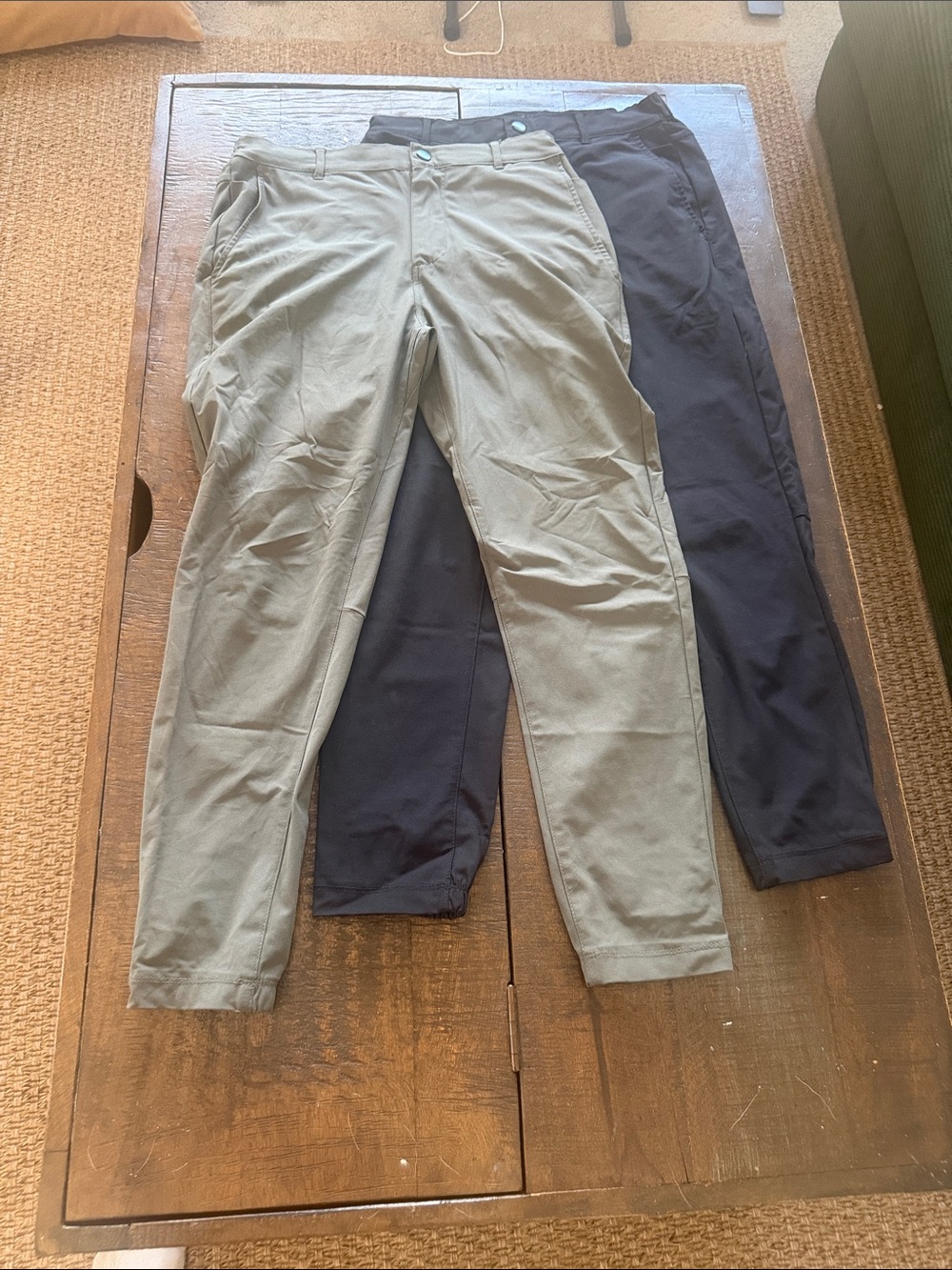 Cuts Clothing Men's Chino Pants in Olive and black